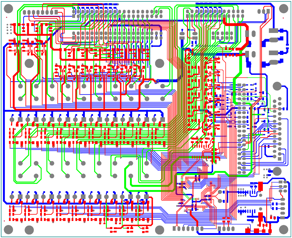 2D design layout for 32-bit Microcontroller for Automotive Relay Control
