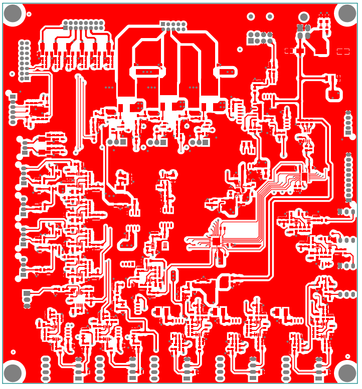 2D design layout for AD4696BCPZ for Medical Sensor and Driver Boards