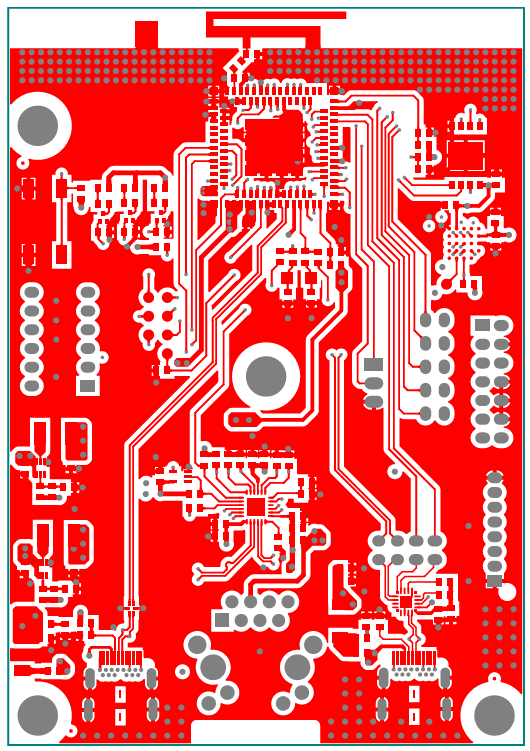 2D design layout for IM100 Wireless Communication for Medical Devices